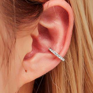 Alloy Rhinestone Cuff Earring