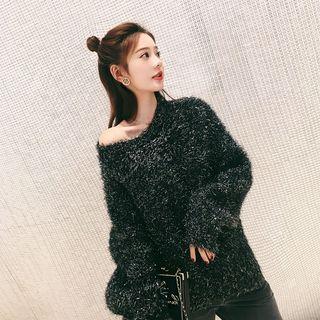 Boxy Furry Sweater