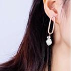 Faux-pearl Drop Earring 565 - 1 Pair - Earring - One Size