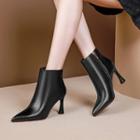 Pointy High Heel Short Boots