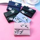 Flower Embroidered Wallet