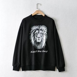 Lion Print Sweatshirt