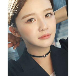 Letter-buckle Band Choker