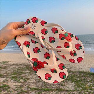 Strawberry Flip-flops
