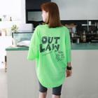 Out Law Letter Loose-fit T-shirt