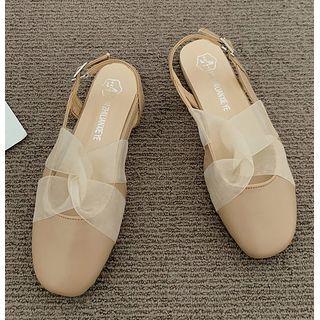 Mesh Strap Sandals