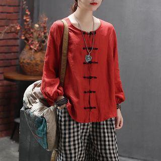 Lantern-sleeve Hanfu Blouse