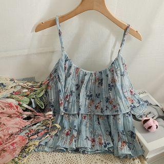Layered Floral Loose Crop Top In 8 Colors