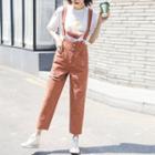 Straight Fit Suspender Jeans