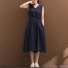 Wide Leg Cropped Jumpsuit