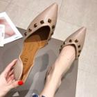 Rivet Pointed Flats