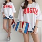 Monster Slit Over-fit T-shirt