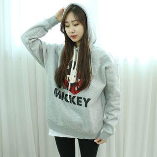 Mickey Mouse Printed Hooded Pullover