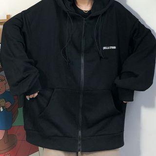 Long-sleeve Oversized Hooded Jacket