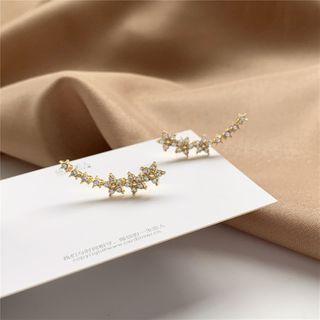 Rhinestone Star Earring 1 Pair - Earring - One Size