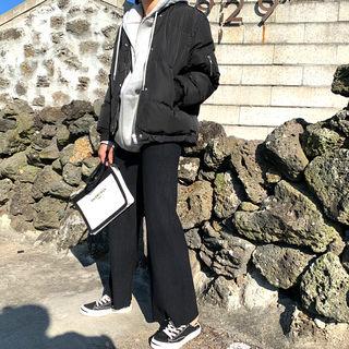 Drawcord-hem Puffer Jacket