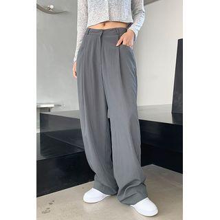 Low-rise Wide-leg Dress Pants