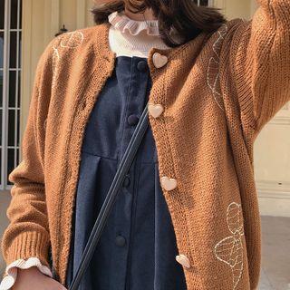 Bow Patterned Cardigan