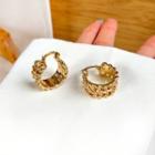 Chain Earrings Gold - 1 Pair - One Size