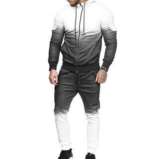 Set: Gradient Zip Hoodie + Gradient Sweatpants