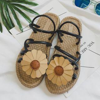 Floral Roman Sandals