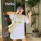 Lettering Tank Top / Short-sleeve Plain T-shirt