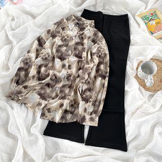 Print Shirt / Dress Pants