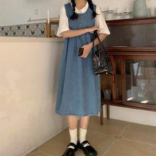 Plain Oversized Shirt / Plain A-line Dress