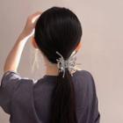 Butterfly Alloy Hair Clamp Hair Clamp - Silver - One Size