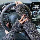 Print Sun Protection Arm Sleeves Black - One Size