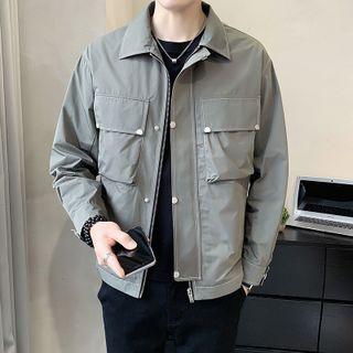 Zip-up Pocketed Jacket