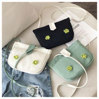 Flower Detail Crossbody Bag