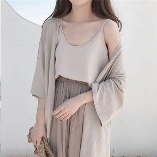 Long Cardigan / Camisole / Long Skirt