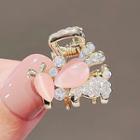 Rabbit Rhinestone Hair Clamp Ly2003 - Gold & Pink - One Size