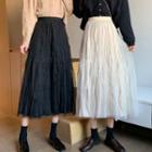 Reversible Tiered Midi Skirt