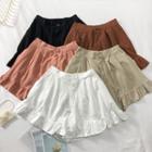 High-waist Ruffled Skorts