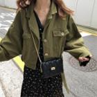 Crop Buttoned Jacket