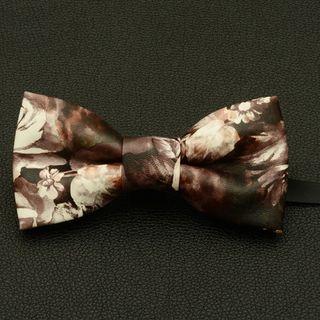 Faux-leather Bow Tie Ja61 - One Size