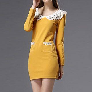 Lace Collared Dress