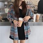 Plaid Oversize Shirt As Shown In Figure - One Size