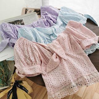 Crochet Cropped Blouse