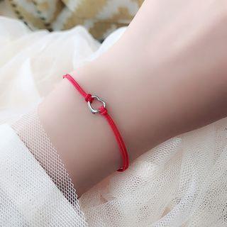 Heart Bracelet Red - One Size