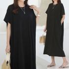 Over-fit Long T-shirt Dress