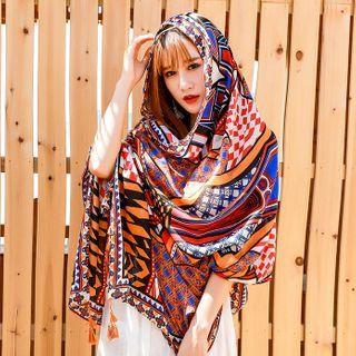 Printed Shawl H-402 - One Size