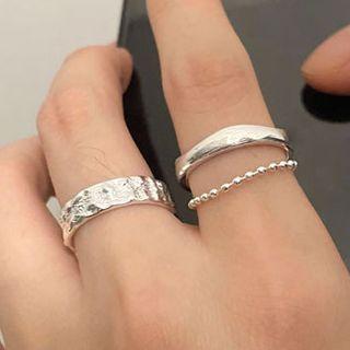 Irregular Alloy Open Ring / Layered Open Ring