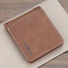 Faux Leather Wallet Coffee - One Size