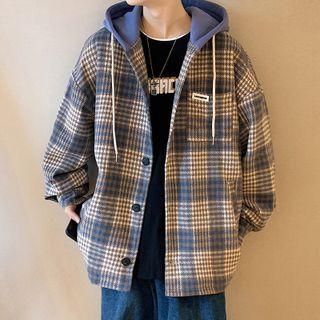 Plaid Hood Jacket