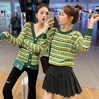 Heart Pattern Sweater / Cardigan
