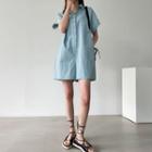 Half-placket Playsuit