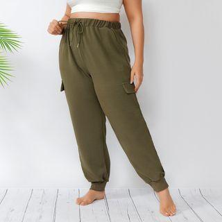 Plus Size Drawstring Sweatpants